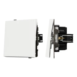 Фото #1 товара Механизм выключателя одноклавишный непроходной SWT-TENDO-MK01-SFPL-WH (230V, 10A) (Arlight, Матовый белый)