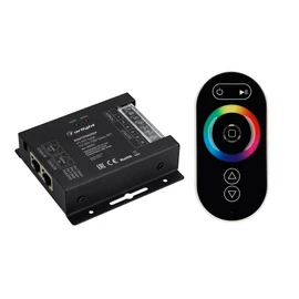 Фото #1 товара Контроллер VT-S17-4x6A (12-24V, ПДУ Овал, RF) (Arlight, IP20 Металл, 3 года)