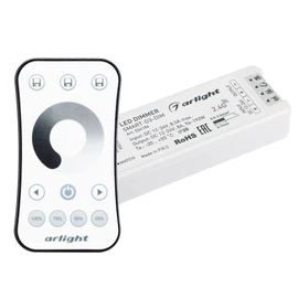 Фото #1 товара Диммер SMART-DIM-SET-RING (12-24V, 1x8A, ПДУ 2.4G) (Arlight, IP20 Пластик, 5 лет)