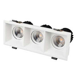 Фото #1 товара Светильник MS-FLOW-BUILT-S230x85-3x6W Warm3000 (WH, 15 deg, 230V) (Arlight, IP20 Металл, 5 лет)