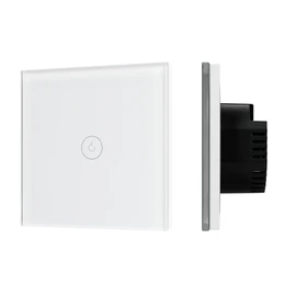 Фото #1 товара Выключатель сенсорный SWT-OMALI-S01-ZB-WH (250V, 10A, Zigbee) (Arlight, Стекло)