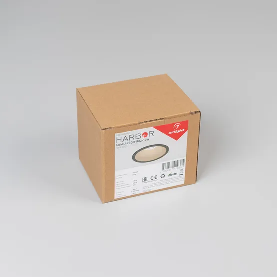 Фото #6 товара Светильник MS-HARBOR-R82-10W Warm3000 (BK, 24 deg, 230V) (Arlight, IP20 Металл, 5 лет)