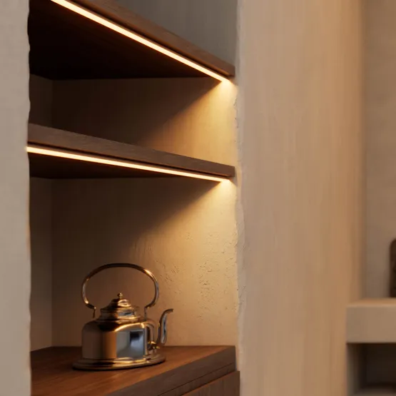 Фото #4 товара Профиль LINE-D-1111-2000 SQUARE ANOD (Arlight, Алюминий)