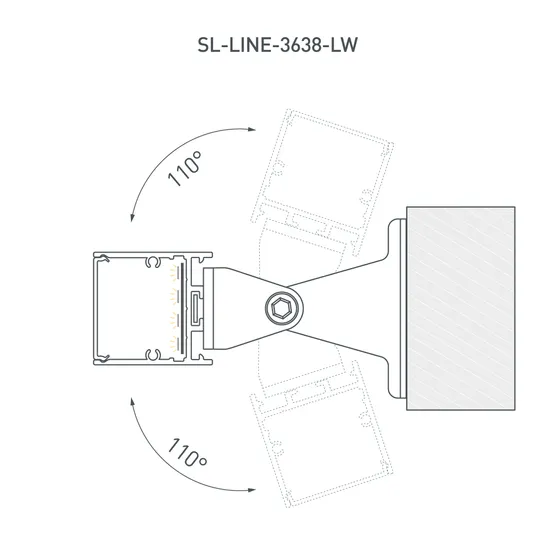 Фото #7 товара Профиль SL-LINE-3638-LW-2000 ANOD BLACK (Arlight, Алюминий)