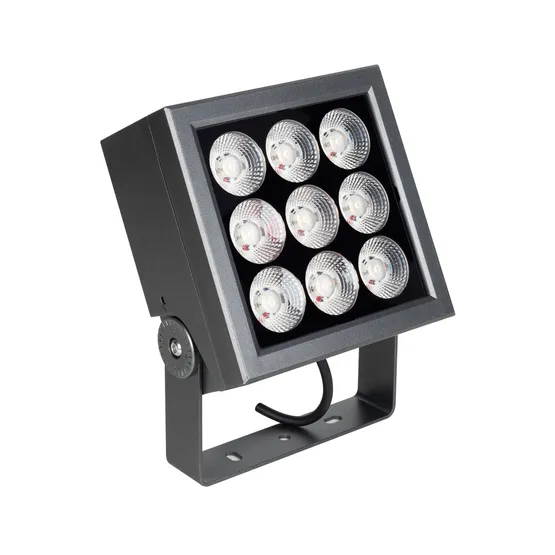 Фото #1 товара Светильник ALT-BLOCK-S185x185-36W Warm3000 (GR, 36 deg, 230V) (Arlight, IP66 Металл, 3 года)