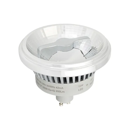 Фото #1 товара Лампа AR111-FORT-GU10-12W-DIM Day4000 (Reflector, 24 deg, 230V) (Arlight, Металл)