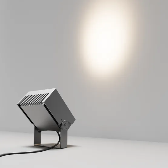 Фото #2 товара Светильник ALT-BLOCK-S185x185-36W Warm3000 (GR, 36 deg, 230V) (Arlight, IP66 Металл, 3 года)
