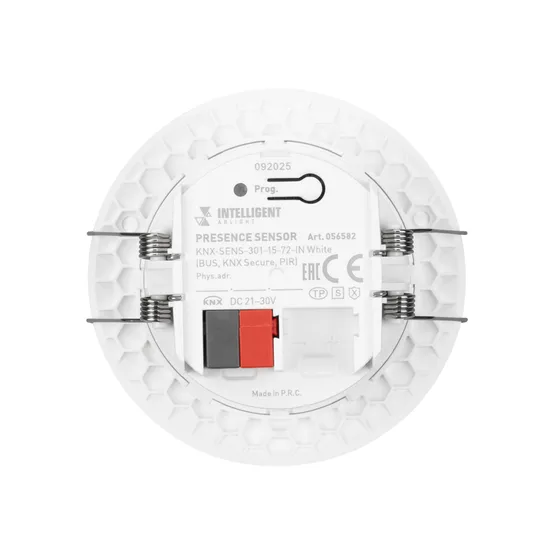 Фото #2 товара INTELLIGENT ARLIGHT Датчик движения KNX-SENS-301-15-72-IN White (BUS, KNX Secure, PIR) (IARL, IP20 Пластик, 3 года)
