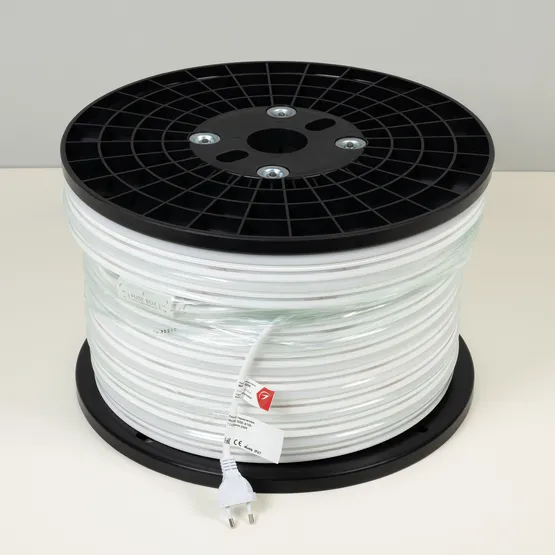 Фото #3 товара Светодиодная лента герметичная WAVE-SIDE-A120-12x25mm 230V White6000 (12 W/m, IP67, 50m, wire x2) (Arlight, Грибовидная форма)
