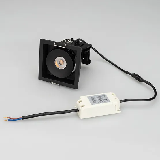 Фото #2 товара Светильник CL-SIMPLE-S80x80-9W Warm3000 (BK, 45 deg) (Arlight, IP20 Металл, 3 года)