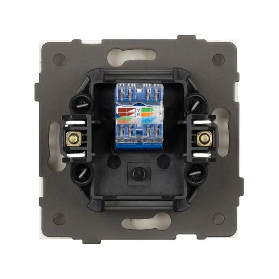 Фото #2 товара Механизм компьютерной розетки SCT-TENDO-MPC1-PL-WH (RJ-45, CAT6) (Arlight, -)