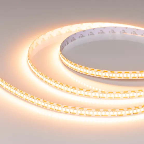 Фото #1 товара Светодиодная лента FC-A240-10mm 24V Warm2400-CX1 (24 W/m, IP20, 5m) (Arlight, резка 1 светодиод)
