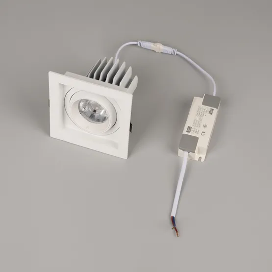 Фото #4 товара Светильник MS-VORTEX-BUILT-S117x117-20W Day4000 (WH-WH, 40 deg, 230V) (Arlight, IP20 Металл, 5 лет)