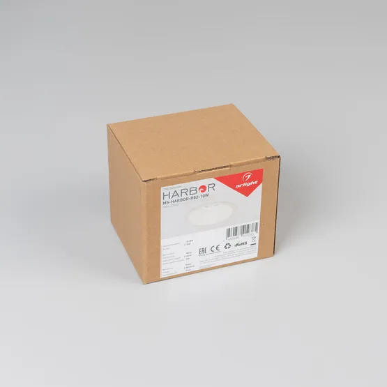 Фото #6 товара Светильник MS-HARBOR-R82-10W Warm3000 (WH, 50 deg, 230V) (Arlight, IP20 Металл, 5 лет)