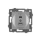 Минифото #2 товара Механизм USB розетки SCT-MUAC-PL-GR-V (5V, 3A, QC4) (Arlight, -)