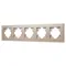 Минифото #1 товара Рамка пластиковая FRM-PERIO-PL-5-GD (Arlight, -)