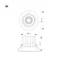 Минифото #2 товара Светильник MS-VORTEX-BUILT-R110-20W Day4000 (WH-WH, 40 deg, 230V) (Arlight, IP20 Металл, 5 лет)