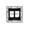 Минифото #2 товара Механизм компьютерной розетки двойной SCT-MPC2-PL-BK (RJ-45, CAT6) (Arlight, -)