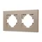 Минифото #1 товара Рамка пластиковая FRM-PERIO-PL-2-GD (Arlight, -)