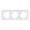 Минифото #3 товара Рамка пластиковая FRM-PERIO-PL-3-BK (Arlight, -)