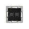 Минифото #3 товара Механизм компьютерной розетки двойной SCT-MPC2-PL-BK (RJ-45, CAT6) (Arlight, -)