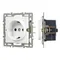 Минифото #1 товара Механизм электрической розетки SCT-GP-MEU-PL-WH (250V, 16A) (Arlight, -)