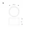 Минифото #3 товара Светильник SP-BISCOTTO-R140-15W Warm3300-MIX (WH, 80 deg, 230V) (Arlight, IP54 Металл, 5 лет)