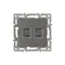 Минифото #2 товара Механизм компьютерной розетки двойной SCT-MPC2-PL-GR (RJ-45, CAT6) (Arlight, -)